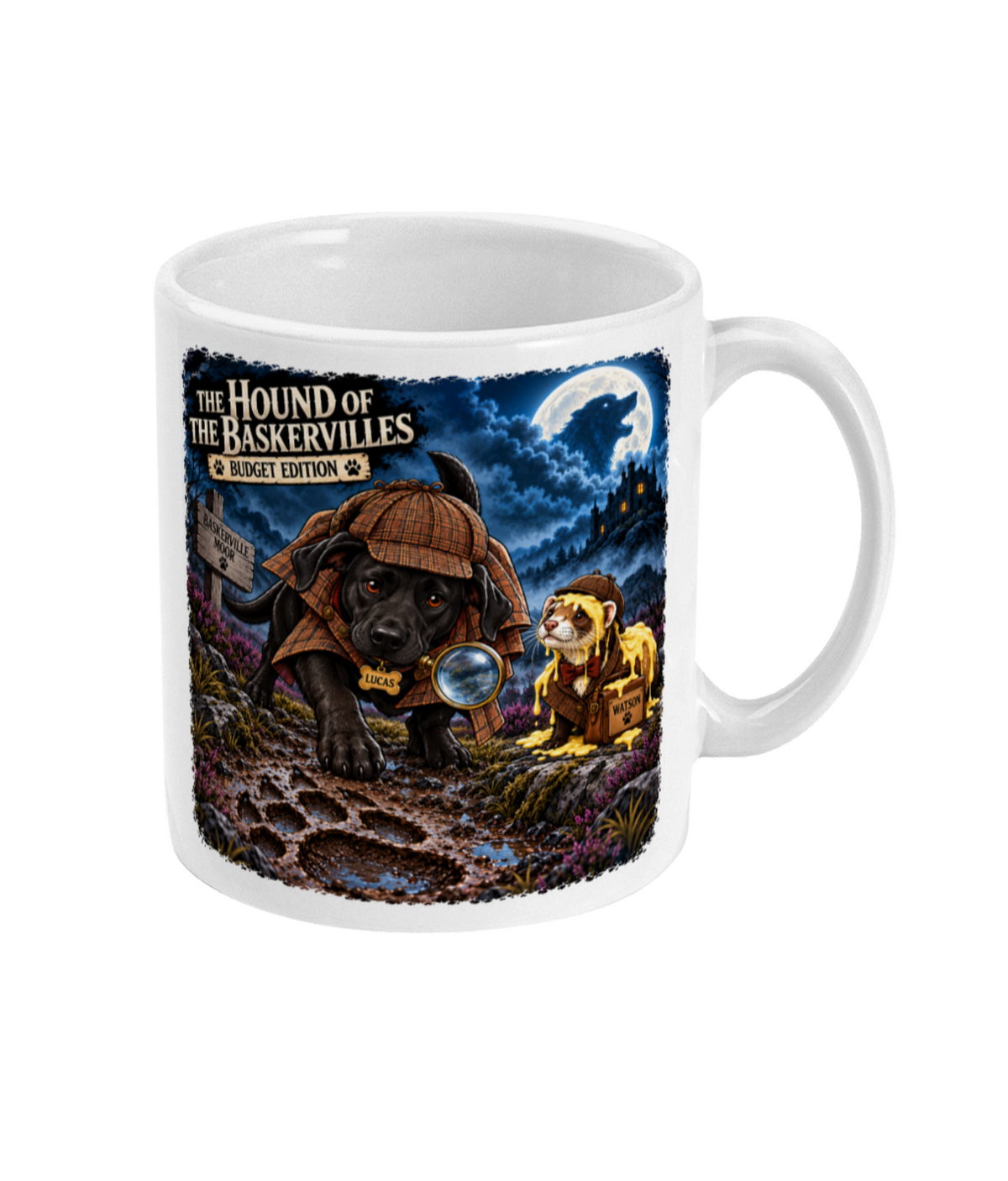 Hallowe'en Edition: Budget Baskerville Mug